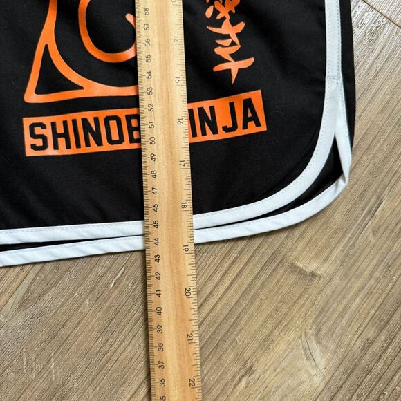 NWT Naruto Shippuden Shinobi Ninja Logo Mens Swim Trunks Hot Topic Summer Sz 34 - Picture 4 of 8